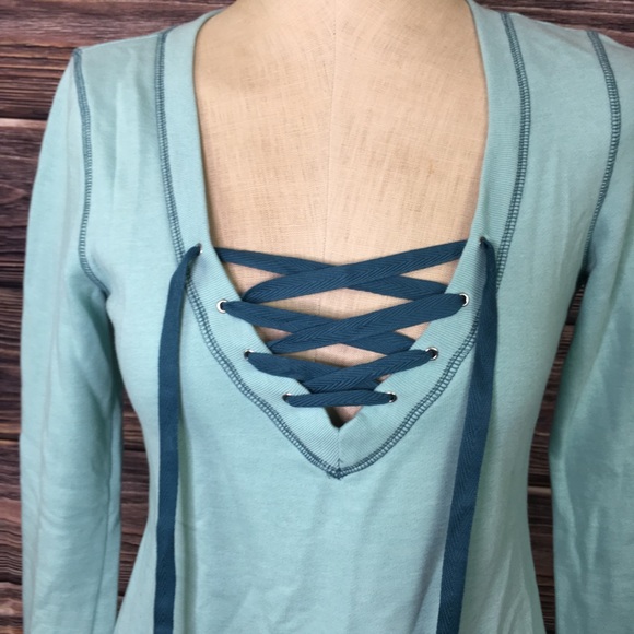 DISNEY BOUNDING Teal Fleece Cover up Dress NWOT S - Picture 2 of 5